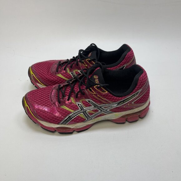 Y2K Asics Gel Cumulus 16 Electric Pink Women 9 US Running Shoes Sneakers 2000's - Picture 4 of 14